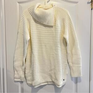 Northern Reflections Women’s Off-White Cable Knit Sweater Size Large Long Sleeve